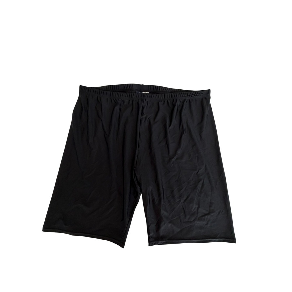 Swimsuits For All Black Swim Shorts Bike Plus Size 28 High Waisted 65-1184-4